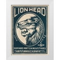 thumbnail image 1 of Phillumenart 25x32 White Modern Wood Framed Museum Art Print Titled - Lion Head, 1 of 4