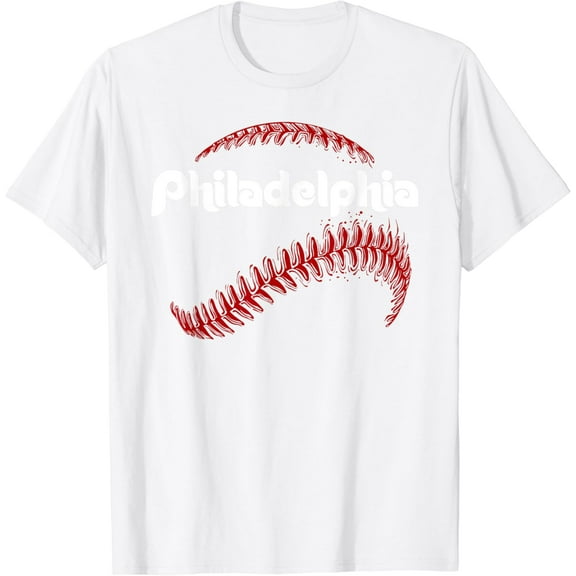 Philly Baseball Lovers Vintage Baseball Lovers Baseball Fans T-Shirt100% cotton