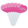 thumbnail image 1 of Philly Cheese Steak Heart Love Cupcake Picks Toppers - Set of 6, 1 of 1