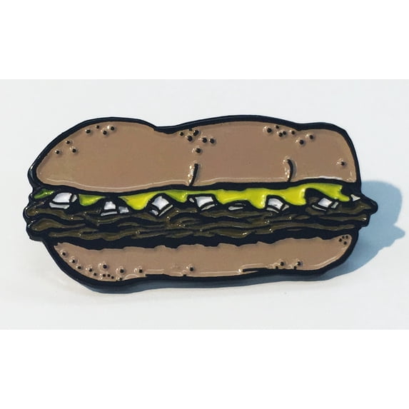 Philly Cheesesteak Philadelphia Liberty Bell Enamel Lapel Pin