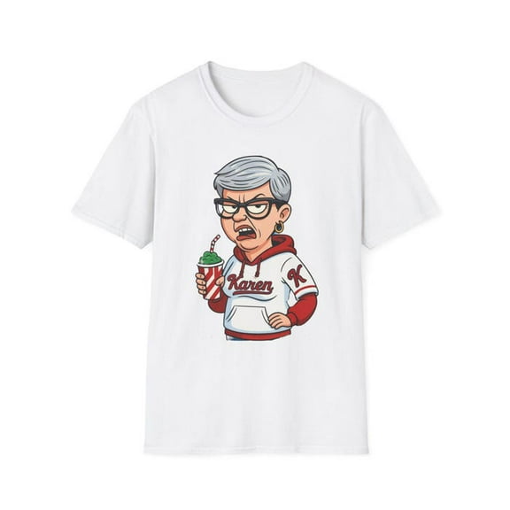 Philly Karen T-Shirt Baseball Philadelphia Tee, Gift for Sarcastic Friends, Unisex Softstyle T-Shirt, Humor Apparel, Casual Wear