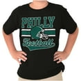 thumbnail image 1 of Philly Pennsylvania Football Helmet Boys Kids T Shirt Tees Tops Teen Brisco Brands S, 1 of 6