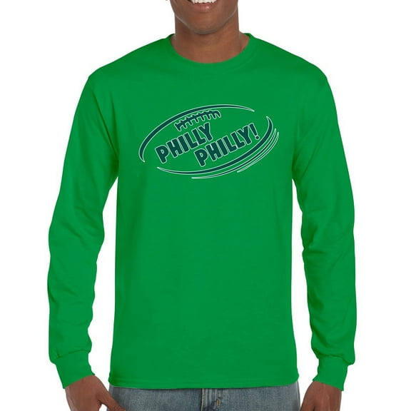 Philly Philly Funny Long Sleeve T-shirt Philadelphia Fan Football League Ball Game Champs City of Brotherly Love