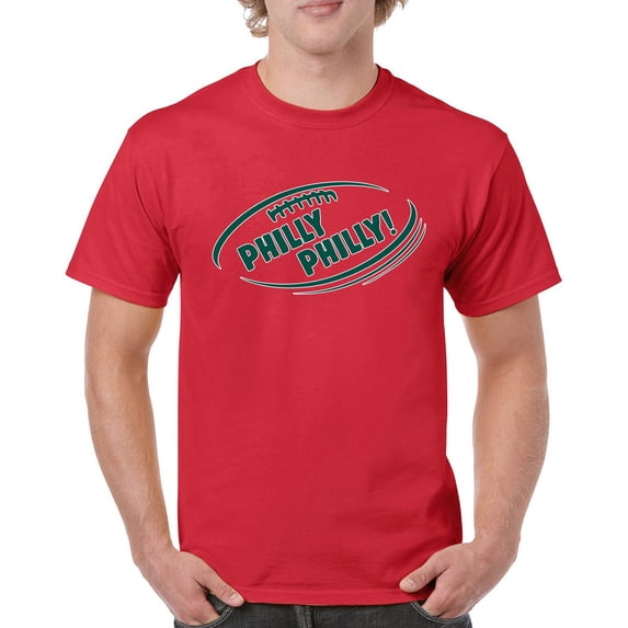 Philly Philly Funny T-shirt Philadelphia Fan Football League Ball Game Champs City of Brotherly Love Men's Tee