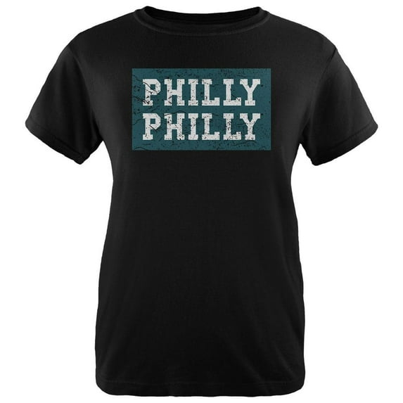 Philly Philly Womens Organic T Shirt Black LG