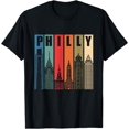 thumbnail image 1 of Philly Retro Vintage Philadelphia Skyline Philly City Pride T-Shirt, 1 of 4