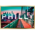thumbnail image 1 of Philly - Skyline Wall Poster, 14.725" x 22.375", Framed, 1 of 3