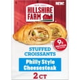 Hillshire Farm Hillshire Farm Philly Style Cheesesteak Stuffed Croissants, 8 oz, 2 Count (Frozen) — product image