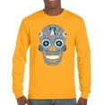 thumbnail image 1 of Philly Thing Sugar Skull Long Sleeve T-shirt Day of the Dead Dia de los Muertos, 1 of 7