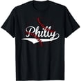 thumbnail image 1 of Philly Vintage Baseball Lovers Baseball Fans T-Shirt, 1 of 4