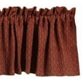 thumbnail image 1 of Philmont Jacquard Valance - Barn Red 72x15.5, 1 of 3