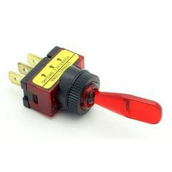 Philmore 30-12147 Auto/Marine Lighted Toggle Switch Red - 30-12147
