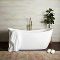 thumbnail image 1 of Philo 71 Inch Acrylic Double Slipper Freestanding Tub, 1 of 2