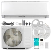 PhiloDeco 11500 BTU Ductless Mini Split   Smart WiFi Heat Pump & AC, 115V Inverter System Cools/Heats 750 Sq.Ft with Energy Efficiency, Wall Mount Unit Includes Full Installation Kit