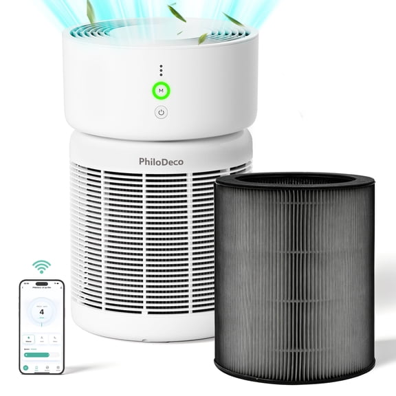 PhiloDeco Genuine AP306 Replacement Filter, Original Air Purifier Filter Replacement Removes 99.97%