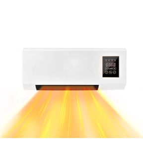 PhiloDeco small heaer, Infrared Space Heater, Compact Square Space Heater with Portable Handle