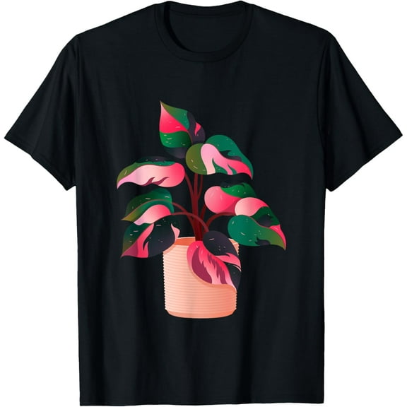 Philodendron Pink Princess Plant Lover Aroid Gardener Gift T-Shirt
