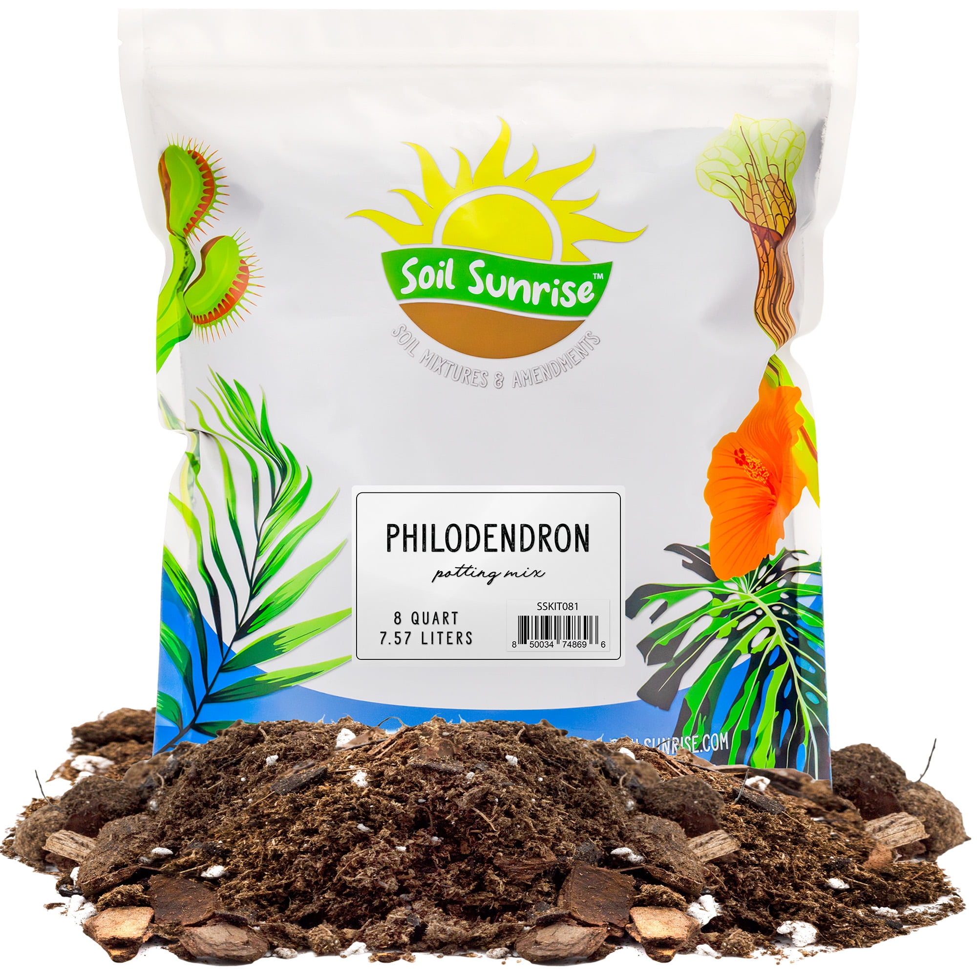 Philodendron Indoor Houseplants Potting Soil Mix by Soil Sunrise, 8