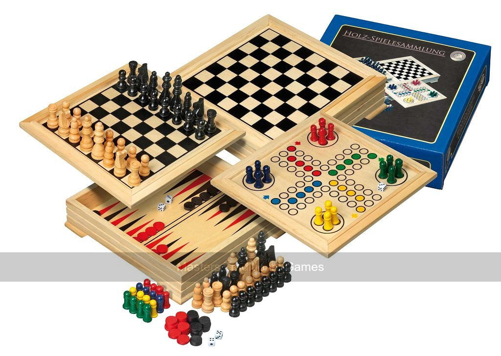 Professor Puzzle 6-in-1 Wooden Games Compendium - ToysRUs