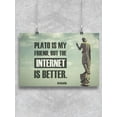 thumbnail image 1 of Philosopher Funny Quote Poster -Image by Shutterstock, 1 of 2