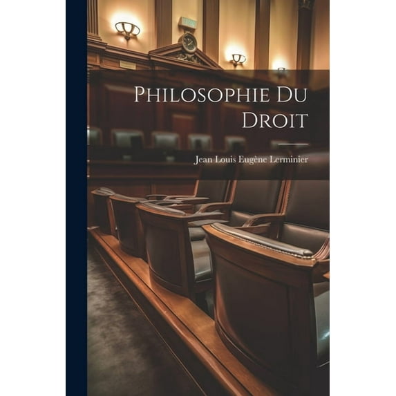 Philosophie Du Droit (Paperback)