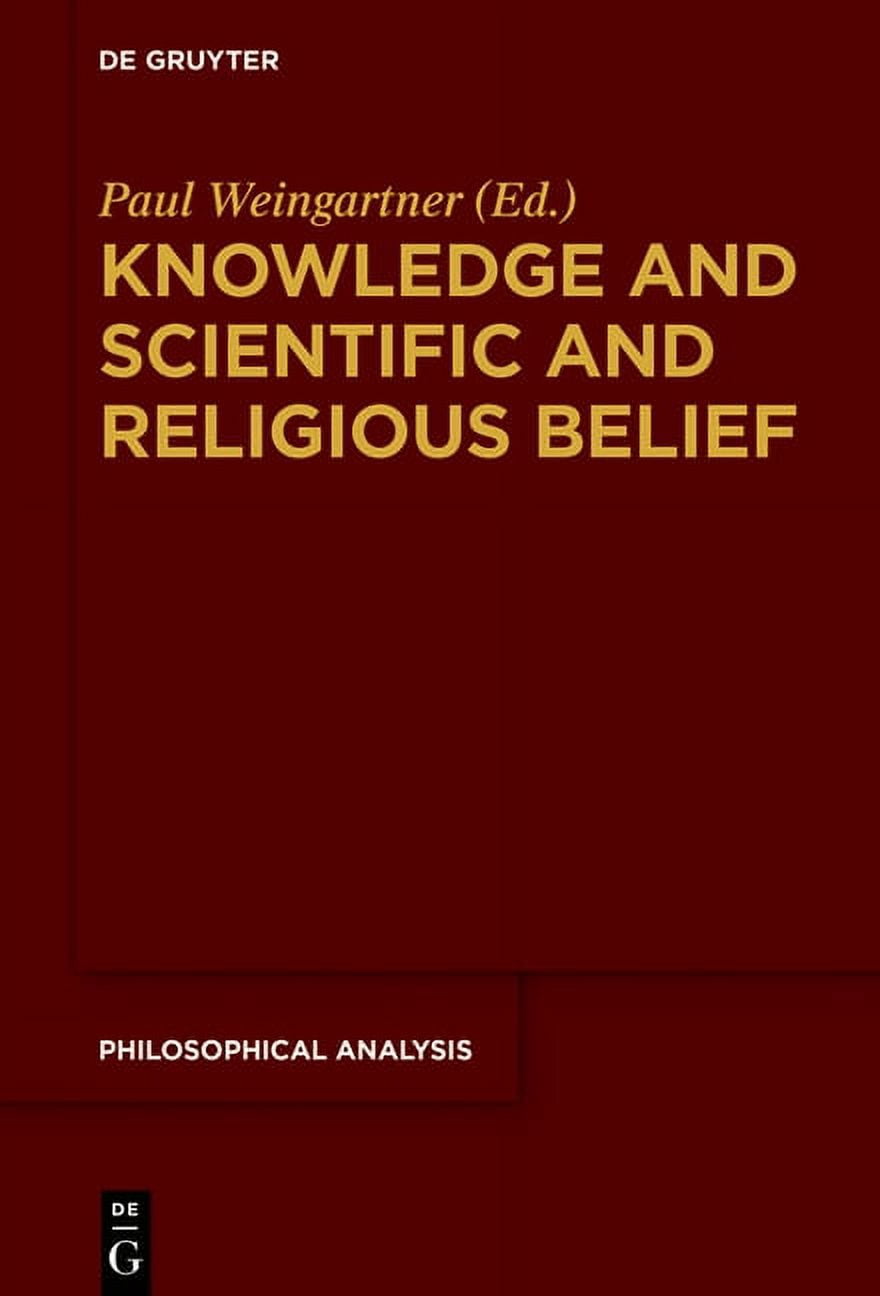 Philosophische Analyse / Philosophical A Knowledge and Scientific and ...