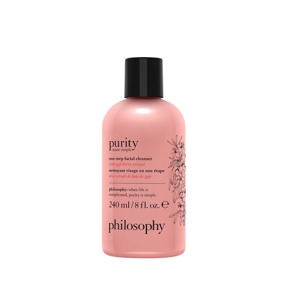 Philosophy 266670 8 oz Purity Made Simple - One Step Facial Cleanser with Goji Berry Extract