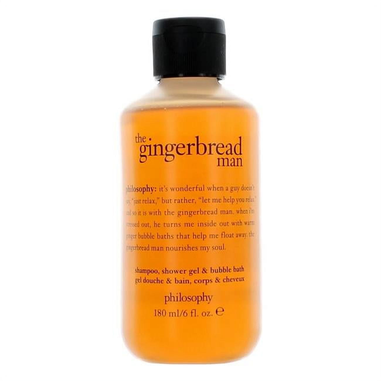 Philosophy 6 oz Gingerbread Shampoo, Shower Gel & Bubble Bath Body Wash