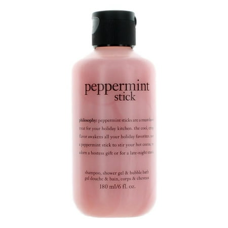 Philosophy Peppermint Stick 3 in 1 Shampoo Shower Gel Bubble Bath 6 Oz