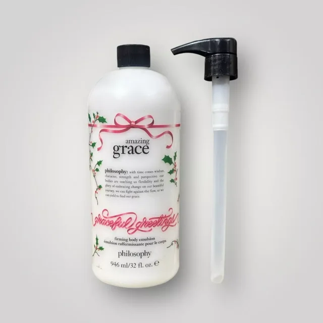 Philosophy AMAZING GRACE Firming Body Emulsion 32 oz HOLIDAY EDITIONS