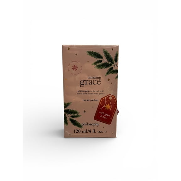 Philosophy Amazing Grace Eau de Parfum for Women, Long-Lasting Floral Musk Fragrance, 4 fl oz