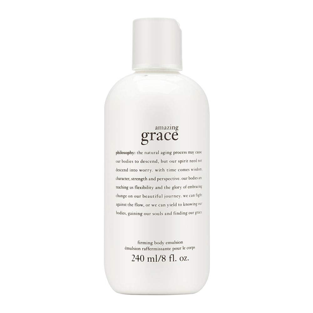 Philosophy Amazing Grace Firming Body Emulsion for Women, for Dry, Aged or Wrinkled Skin, 8.0 Ounce