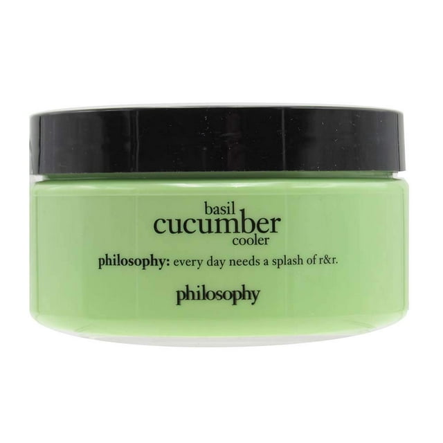 Philosophy Basil Cucumber Glazed Body Souffle/Cream 8 Ounce Tub