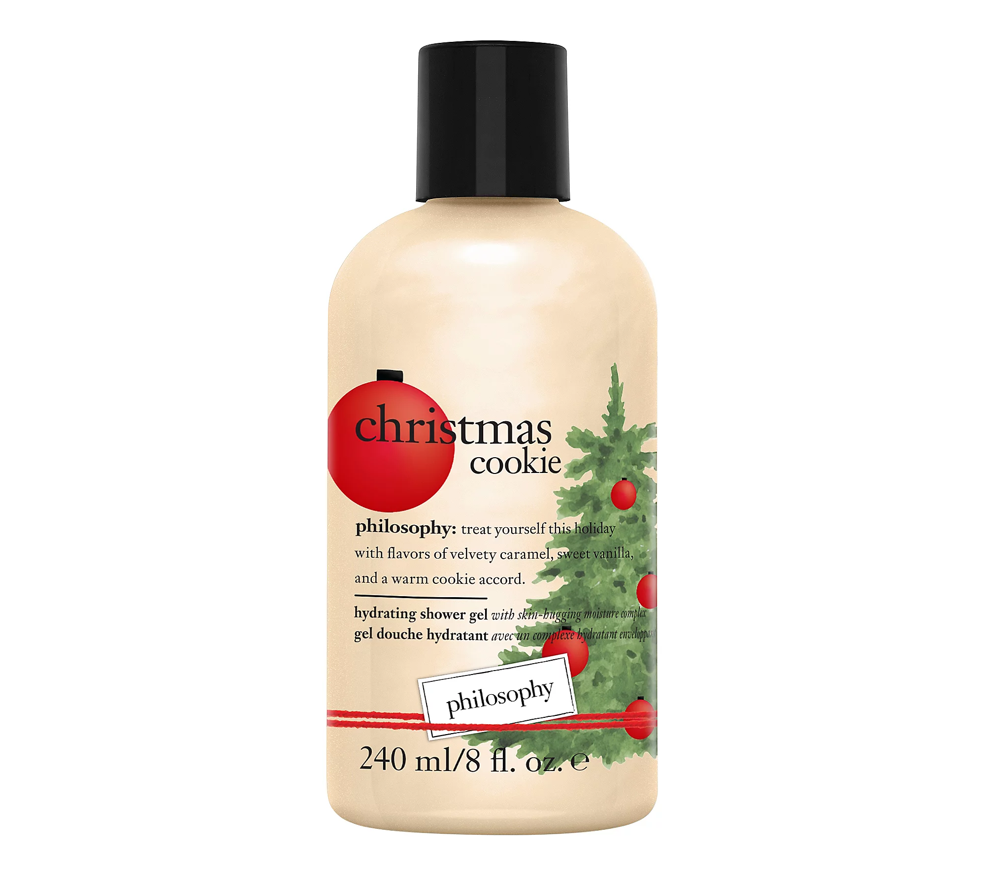 Philosophy Christmas Cookie Holiday Shower Gel 8 oz | Moisturizing & Creamy Body Wash