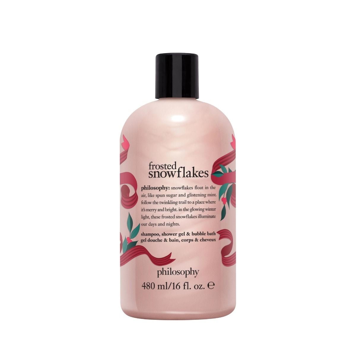 Philosophy - Frosted Snowflakes Shampoo, Shower Gel and Bubble Bath Holiday 2021