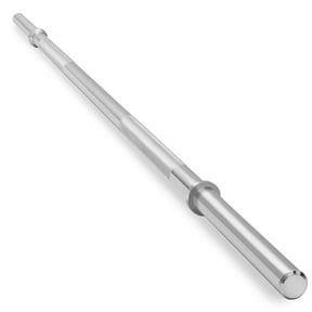 Philosophy Gym 5 FT Standard Barbell, 1" Straight Bar with Smooth Sleeves, 300lb Capacity, Chrome