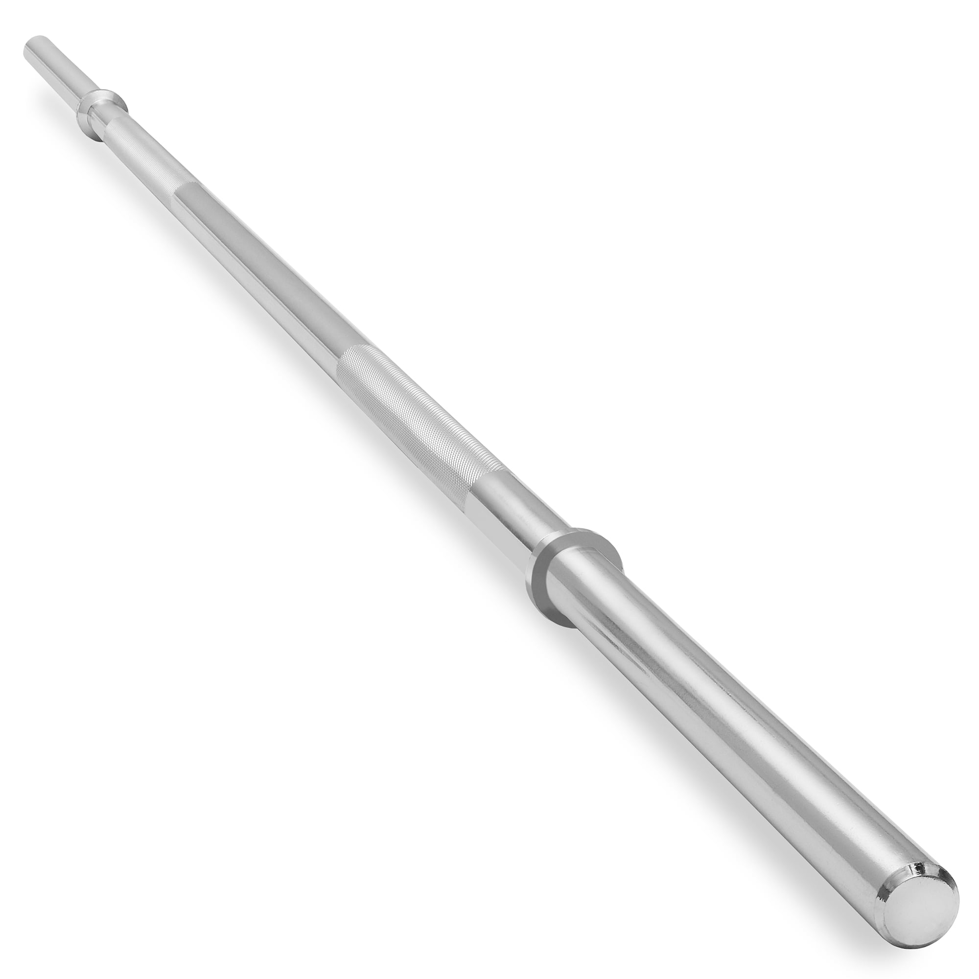 Philosophy Gym 1" Standard Weightlifting Barbell, 6 FT Straight Bar with Smooth Sleeves