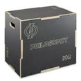 thumbnail image 1 of Philosophy Gym 3-in-1 Non-Slip Wooden Plyo Box - 24" x 20" x 16", Wood Plyometric Jump Box for Home Gym, HIIT, Step-Ups, and Strength Training - Gray, 1 of 6