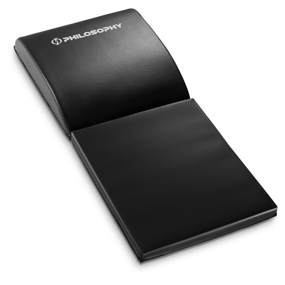 Philosophy Gym Ab Exercise Mat with Tailbone Pad - Sit Up Pad - Abdominal & Core Trainer Wedge