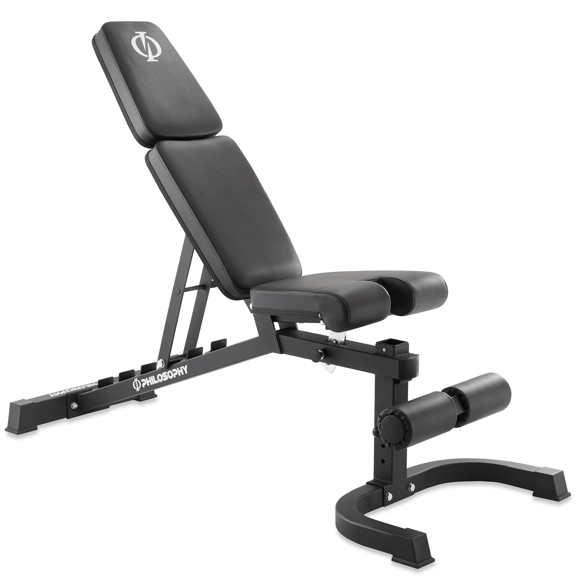 Philosophy Gym Adjustable Weight Bench, Heavy-Duty Flat Incline Decline