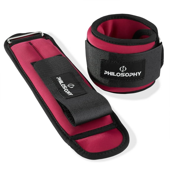 Philosophy Gym Ankle/Wrist Weights, 2pk 1.5 lb ea, 3 lb Total