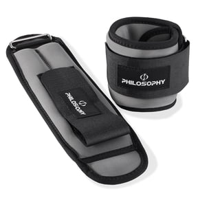 Philosophy Gym Ankle/Wrist Weights, 2pk 1 lb ea, 2 lb Total