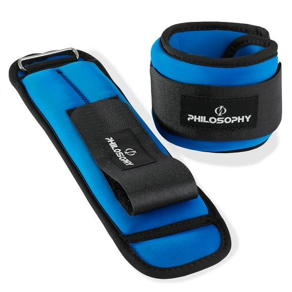 Philosophy Gym Ankle/Wrist Weights, 2pk 2.5 lb ea, 5 lb Total