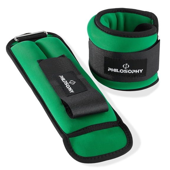 Philosophy Gym Ankle/Wrist Weights, 2pk 4 lb ea, 8 lb Total