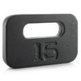 thumbnail image 1 of Philosophy Gym Cast Iron Ruck Weight - 15 LB Weighted Fitness Plate with Handle, 1 of 6