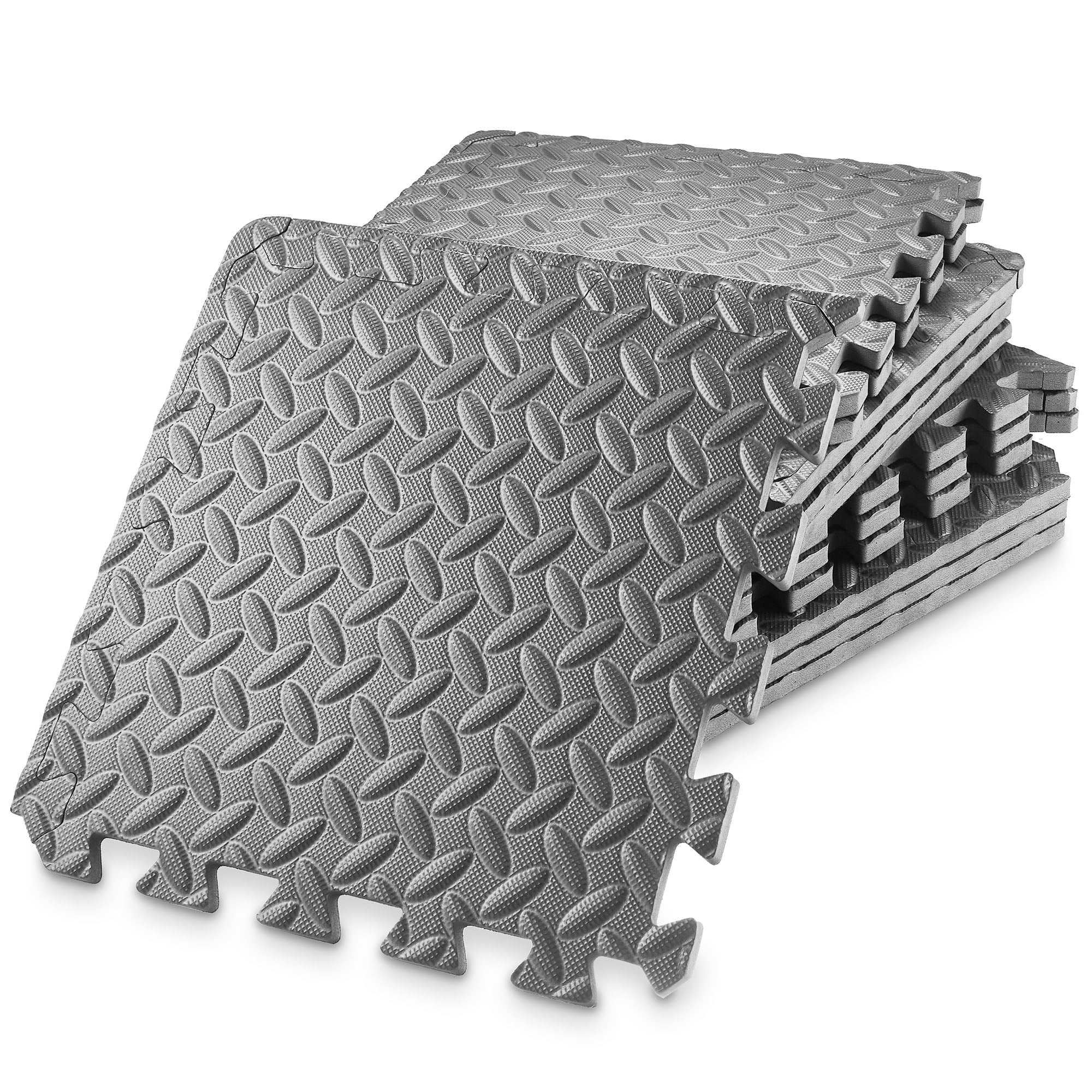 Philosophy Gym Pack of 12 Exercise Flooring Mats 12 x 12 Inch Foam
