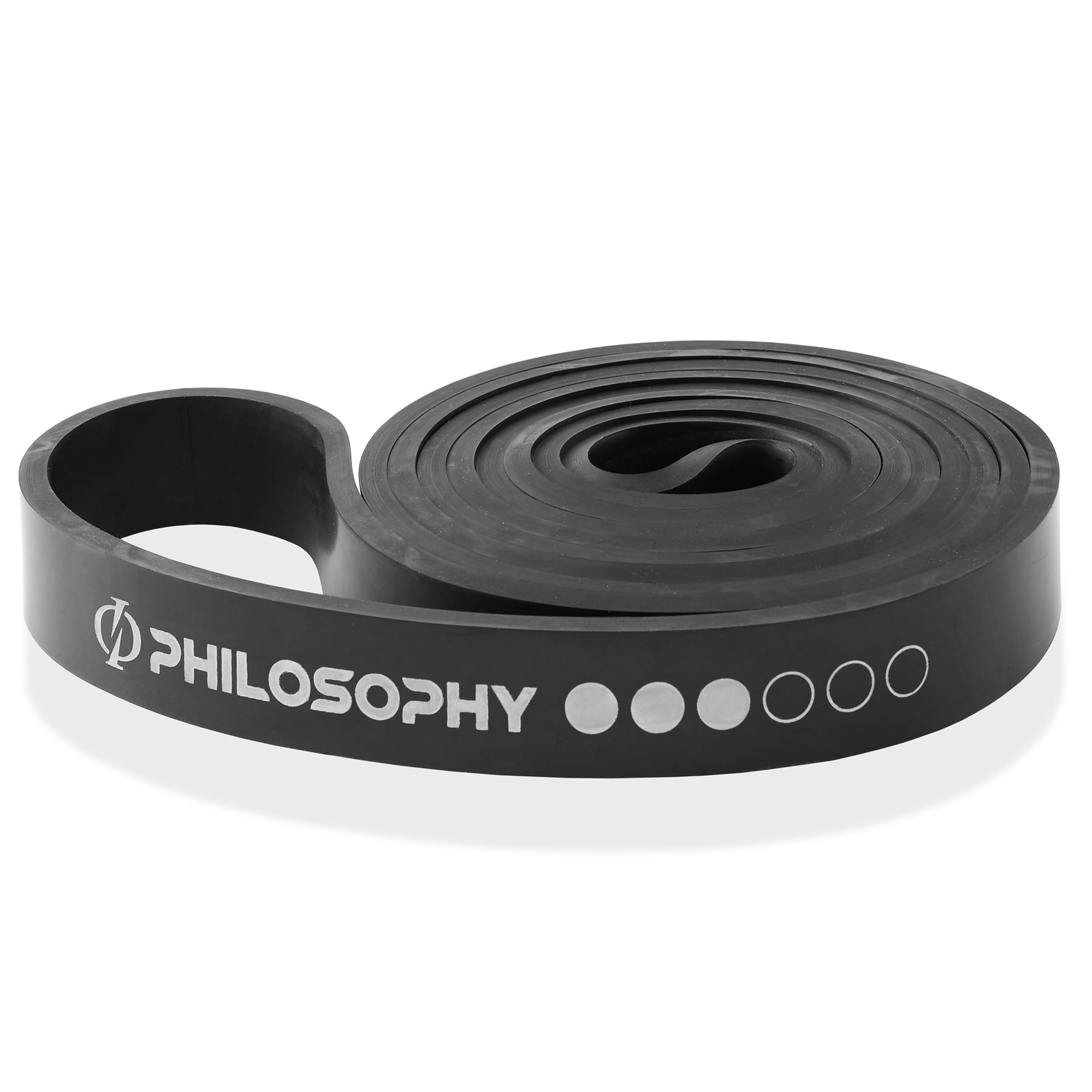 Philosophy Gym - Resistance Band - 3/4" (50-75 lbs), Black