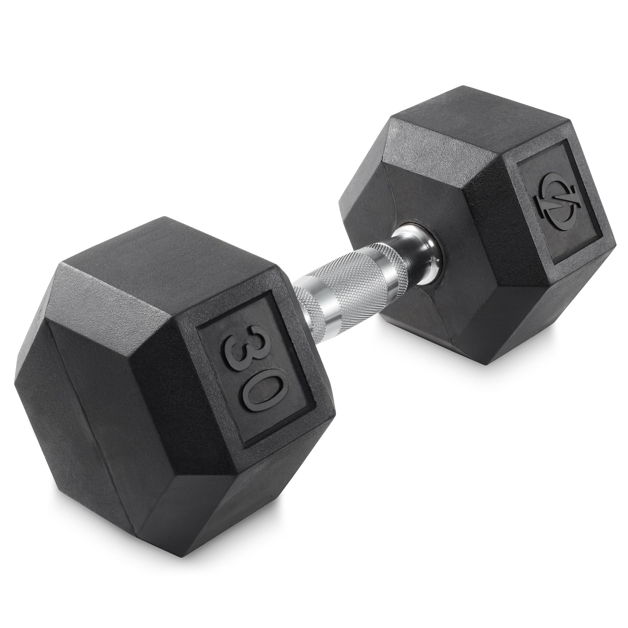 Philosophy Gym Rubber Coated Hex Dumbbell Hand Weight 35 lbs