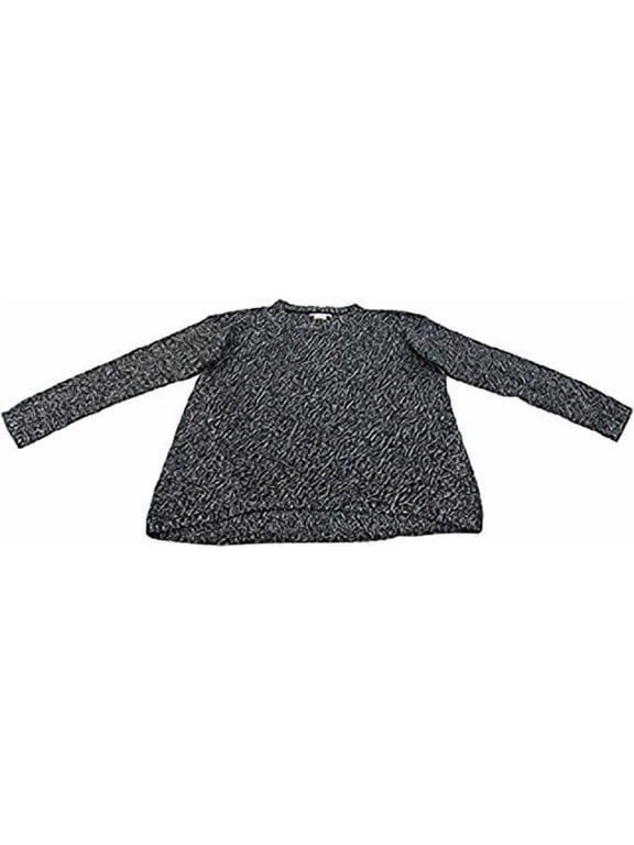 Ladies Long Sleeve Pullover Sweater Blackbird Ivory (Small)
