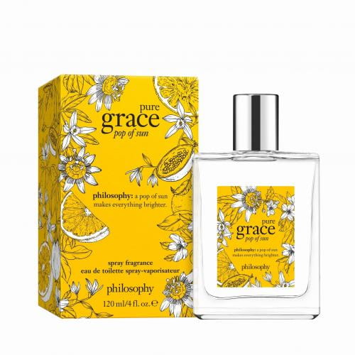 Pure Grace Pop Of Sun Eau De Toilette Spray By Philosophy - 4 oz Pure Grace Pop Of Sun Eau De Toilette Spray By Philosophy - 4 oz